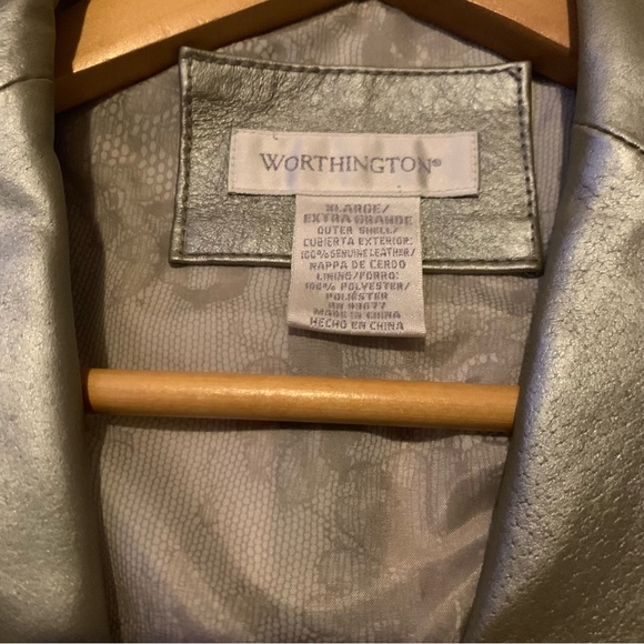 Worthington leather Jacket size XL - Picture 3 of 5